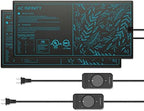 AC Infinity SUNCORE A3X2, Seedling Mat 10" x 20.75" Heat Control, Two-Pack by ACInfinity