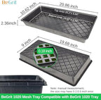 BeGrit 1020 Mesh Bottom Trays with Holes for Seed Starting Germination - Image 2