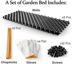 RooTrimmer Air Pruning Containers 60 Gallon 2P, Raised Garden Bed Large Tree Pos New Plastic Nursery Pot Fruit Vegetable Garden Grow beds (4 ft Diameter), Black - Image 5