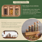 JIUYUE 40-Pack 1.35 oz (40ml) Glass Bottles & Test Tubes with Cork Stoppers - Image 4