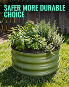 ZXZYHFTY Round Raised Garden Bed Set, 1 Pack, 2 x 2 x 1 Ft, Green - Image 3