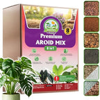 DUSPRO 8-in-1 Aroid Potting Mix, Pre-Mixed Chunky Soil, Airy Blend, 8 QT by DUSPRO