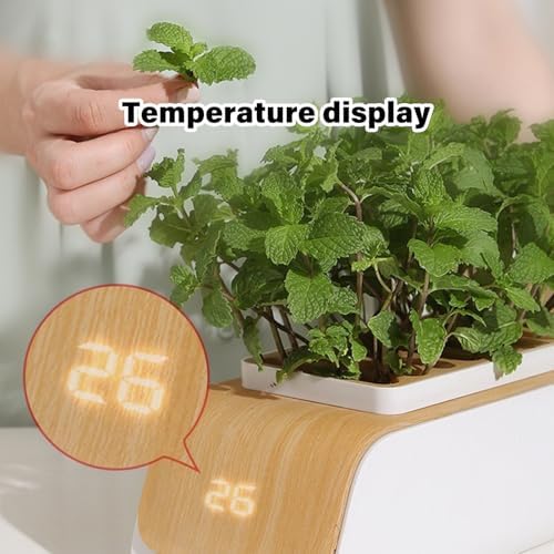Automated Plant Growing Set with Full Spectrum Lighting and Height Adjustable Lamp for Vegetables Home Gardening Soil and Water Cultivation Planter - Image 6