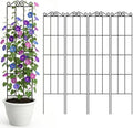 ARIFARO 4Pack 57.5'' Metal Garden Trellis for Climbing Plants Outdoor by ARIFARO