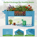 HIPS All-Weather Raised Garden Bed with Legs,47.2"L x 17.3"W x 29.7"H - Image 5
