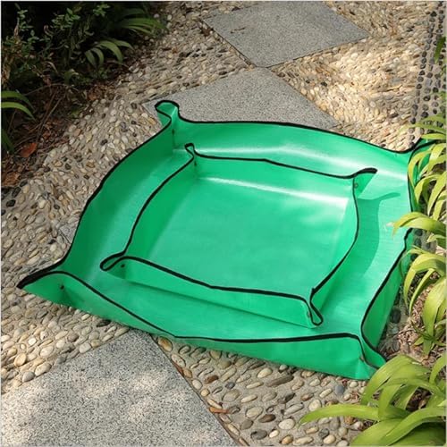 2 PCS Planting Mat Gardening Potting Pad Foldable Plant Transplanting Waterproof Mats Accessories for Patio - Image 2