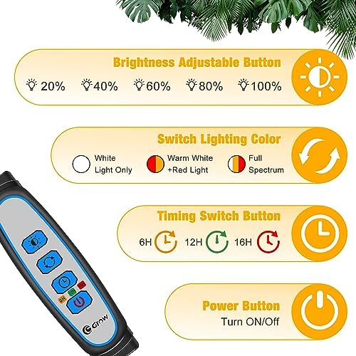 Wolezek Grow Lights for Indoor Plants Full Spectrum with Stand, 2 Pack - Image 5