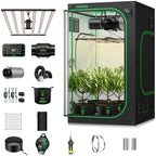VIVOSUN 4x4 Grow Tent Kit w/ 500W Bar LumaLight E42A+ Smart Control System by VIVOSUN