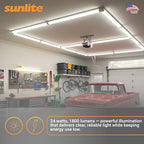 Sunlite 30410 F24T5/841/HO 2 Foot T5 Linear Fluorescent Lamp, 24 Watts, 1800 Lumens, 4100K Cool White, Miniature G5 Bi-Pin Base, ROHS Compliant, High Performance Straight Tube, 40 Pack - Image 5