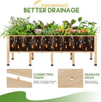 AMERLIFE 7x2 Ft Raised Garden Bed with Legs, 16-Inch Deep - No Liner - Image 4