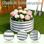 2PCS 2x2x1FT Galvanized Metal Raised Garden Bed,Outdoor Planter Box for Vegetables - Image 6