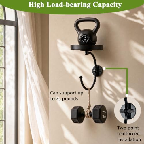 3-Pack Wall Plant Holder for Indoor Outdoor Plants, Metal Wall Planter - Image 3