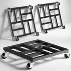 3 Pack 12" Heavy Duty Plant Caddy with Wheels, Supports Up to 800 lbs, Metal Rolling Plant Stand with 4 Swivel Casters include 2 Locking Wheels, Rustproof for Large Pots, Washer & Refrigerator by Unknown
