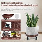 2 Pack 12 Inch Plant Caddy w/Wheels Heavy Duty, 320 lbs Capacity - Image 4