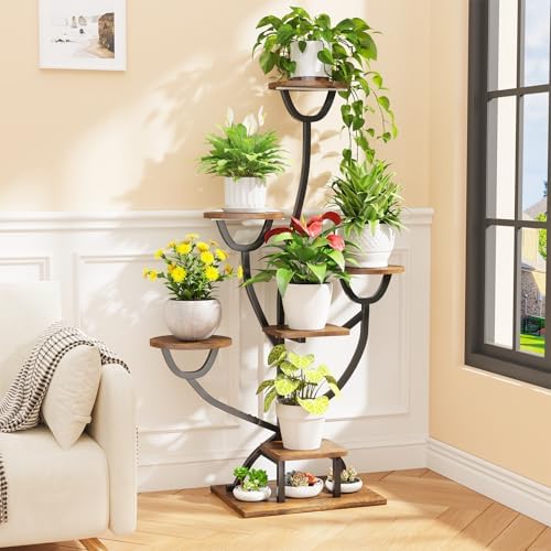 Plant Stand Indoor with Grow Lights, 44.2" Tall, 7 Tiered - Image 4