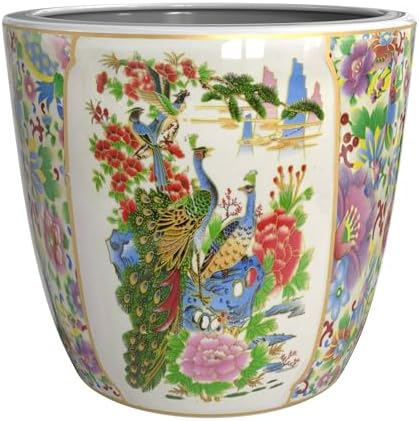 Red Lantern 10" Planter - Satsuma Peacock by RedLantern