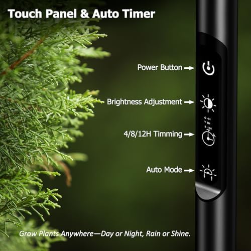 STERREN Plant Floor Lamp for Indoor Plants, Full Spectrum Grow Light - Image 4