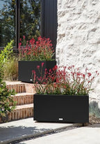 Veradek Block Series Long Box Planter - Rectangular Outdoor Planter - Image 6