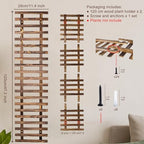 Pack of 2 Vertical Wooden Wall Planter Trellis for Climbing Plants, 47.24" - Image 3