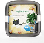 Lechuza Quadro LS 35 Charcoal Metallic, Self-Watering Square Planter, H13 L13.8 W13.8 in - Image 5