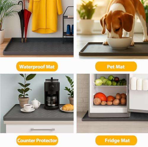 TigeJoy Under Sink Mats for Kitchen Waterproof 25" x 19", Cabinet Liner - Image 7