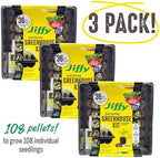 Jiffy Seed Starting Tray Kit - 36 Cell, Bonus 3 Pack, Seeding Starter Kit - 11 x 11 x 4.25 in - Image 2