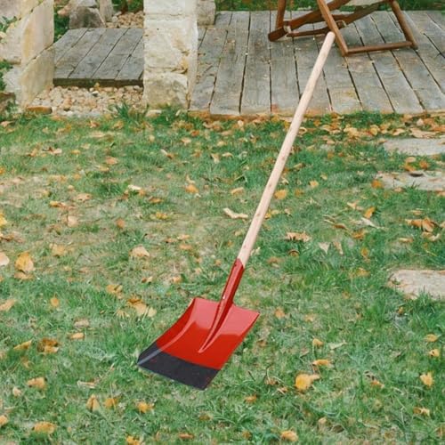 Garden Shovels Heavy Duty Portable Lawn Shovels Hand Digging Shovels Planting Spade Trowel with And Wood Handle Suitable for Lawn Care Yar, 37x19cm - Image 7
