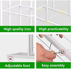 LINZINAR 6 Tier Plant Stand Indoor Outdoor Metal Flower Pot Display Shelf - Image 5