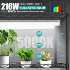 JESLED 3FT Grow Lights, 5000K Full Spectrum Sunlight White, V-Shaped Beam - Image 2