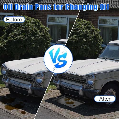 3 Pack Extra Large Oil Drip Pan, 35.4 x 24 x 1.6 in Oil Change Drain Pan, Plastic Oil Drip Tray for Under Car, Oil Catch Pan Tray for Garage, Fridges, Washing Machines, Cat Litter Box Bottom - Image 5