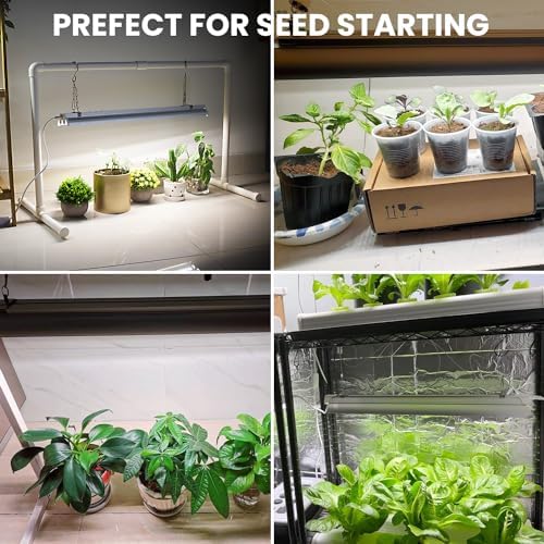 Wolezek 2FT T5 Grow Lights for Seed Starting with Timer, 32W Full Spectrum - Image 7