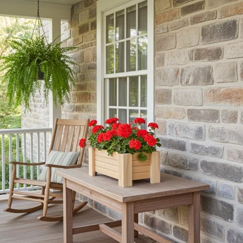 Cedar Herb Planter Box with Legs – Indoor Outdoor Wooden Herb Garden for Cooking, Kitchen, Grill & Fire Pit Use (24inch) - Image 7