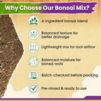 DUSPRO Pre-Mixed & Ready to Use 4-in-1 Bonsai Soil Mix, 4 Quarts - Image 4