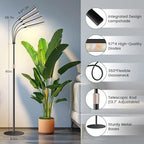 Kullsinss Floor Grow Lights for Indoor Plants with Stand, 4-Head 228 LEDs - Image 2