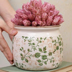 Vintage Country Ceramic Vase and Planters, English Cottage Garden Decor - Image 5