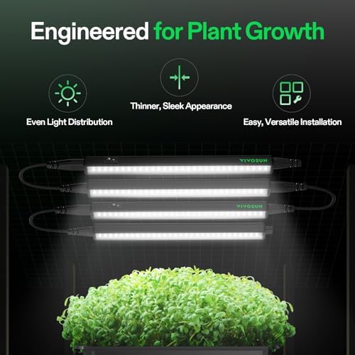 VIVOSUN T5 Grow Lights for Indoor Plants, 5000K Full Spectrum, 1FT - Image 3