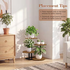 Small Plant Stand Indoor 4-Tier Plants Shelf, Tabletop, Window Sill, Floor - Image 3