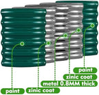 YSEJOMP 17" Tall 24" Diameter Round Raised Garden Bed Kits Outdoor Green - Image 3