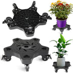2Packs 14in Plant Caddy with Wheels - 14inch Indoor Outdoor Plant Stand No Assembly Required Flowerpot Down Under Plant Caddie Rolling Plant Dolly with casters Heavy Duty Round Pot Mover Planter by WOOYAN