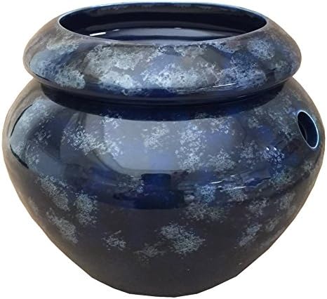 Blue 3.75" Opening Urn Shaped Self Watering Planter by Unknown