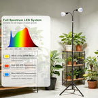 Grow Light, 5500K (160 Watts Equiv) White Full Spectrum Plant Growing Lamp for Indoor Plants,LED Bulbs Replaceable - Image 6