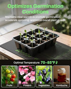 BN-LINK Durable Seedling Heat Mat for Seed Starting 10" x 20.75" and Daisy Chainable Warming Mat Plant Heating Pad for Seed Germination, Indoor Growing, Hydroponic, Greenhouse, ETL Listed - Image 6