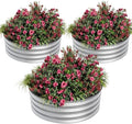 2x2x2ft Round Galvanized Raised Garden Bed – Metal Planter Box Kit with Rust & Corrosion Protection, Safe Rubber Edge, Open Bottom Design – Easy Assembly for Vegetables, Flowers, Fruits by Unknown