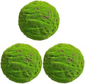 Green Artificial Moss Balls, Handmade Sphere Moss Hanging Balls for DIY Wedding Party Home Hotel Decoratio, Hangin Plants Landscape Landscaping Ball (Color : Diameter: 35cm/13.77in, Size : 3pcs) by WIGING