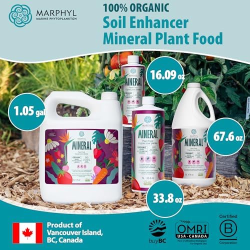 MARPHYL Organic Minerals Liquid Fertilizer – Essential Trace Mineral Blend for Healthy Plant Growth, Improves Nutrient Uptake for Garden Flowers, Vegetables, Succulents & Hydroponics - Image 2