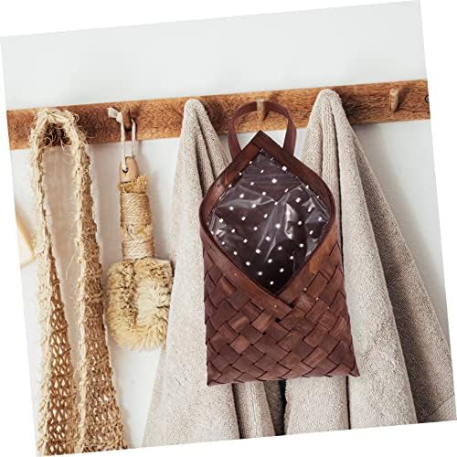 4pcs Rustic Wall Hanging Woven Basket for Flower Arrangement Storage Decorative Basket for Kitchen Home Organizer Versatile Wall Decor with Pastoral Style - Image 4