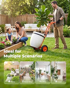 Plant Caddy with Wheels,200 lbs Heavy Duty Plant Dolly,Planter Mover Qrange - Image 5