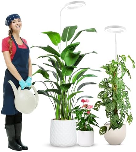 wolezek Grow Lights for Indoor Plants Full Spectrum, 80 LEDs Grow Light by WOLEZEKLED
