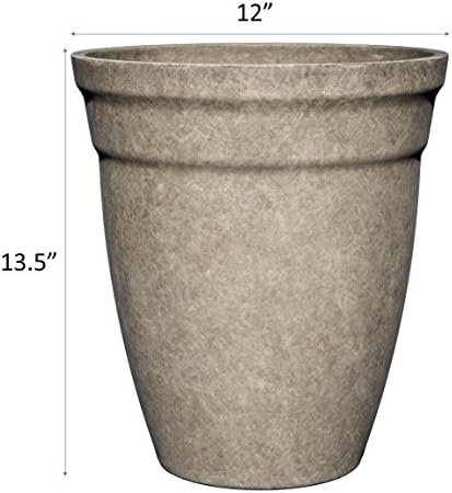 Premiere Collection Planter, Allaire 12", Cloud Gray - Image 4