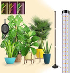 Grow Lights for Indoor Plants, 243 LEDs Plant Growing Lights with 3 Color Changing Red Blue Full Spectrum, 48inch Height Standing Indoor Plant Grow Lamp with 6/9/12H Timer for Indoor Plants by FREGENBO